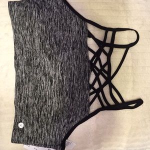 Gray Hollister sports bra